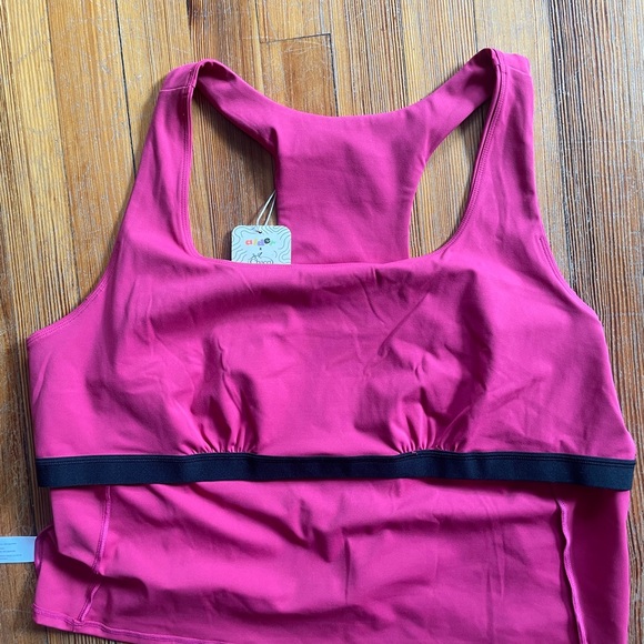 Women's Pink Adventure Performance Racerback Tank - Picture 6 of 8